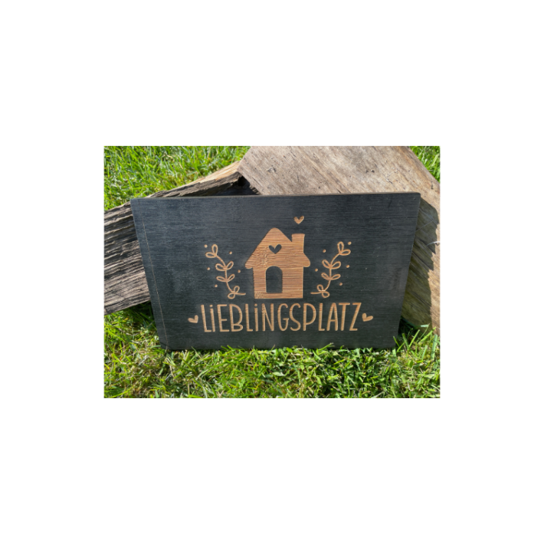 Bambus Brettchen Lieblingsplatz